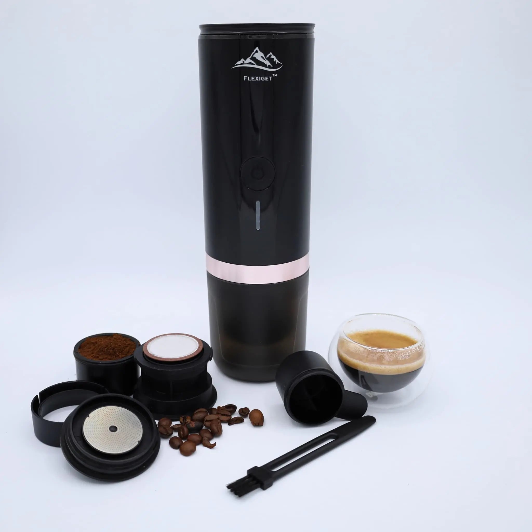Cafetière Portable FlexiGet™ – Sans Fil, Rechargeable USB